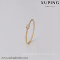 14709 Fashion jewelry 18k gold brass finger ring wholesale women's zircon single stone rings